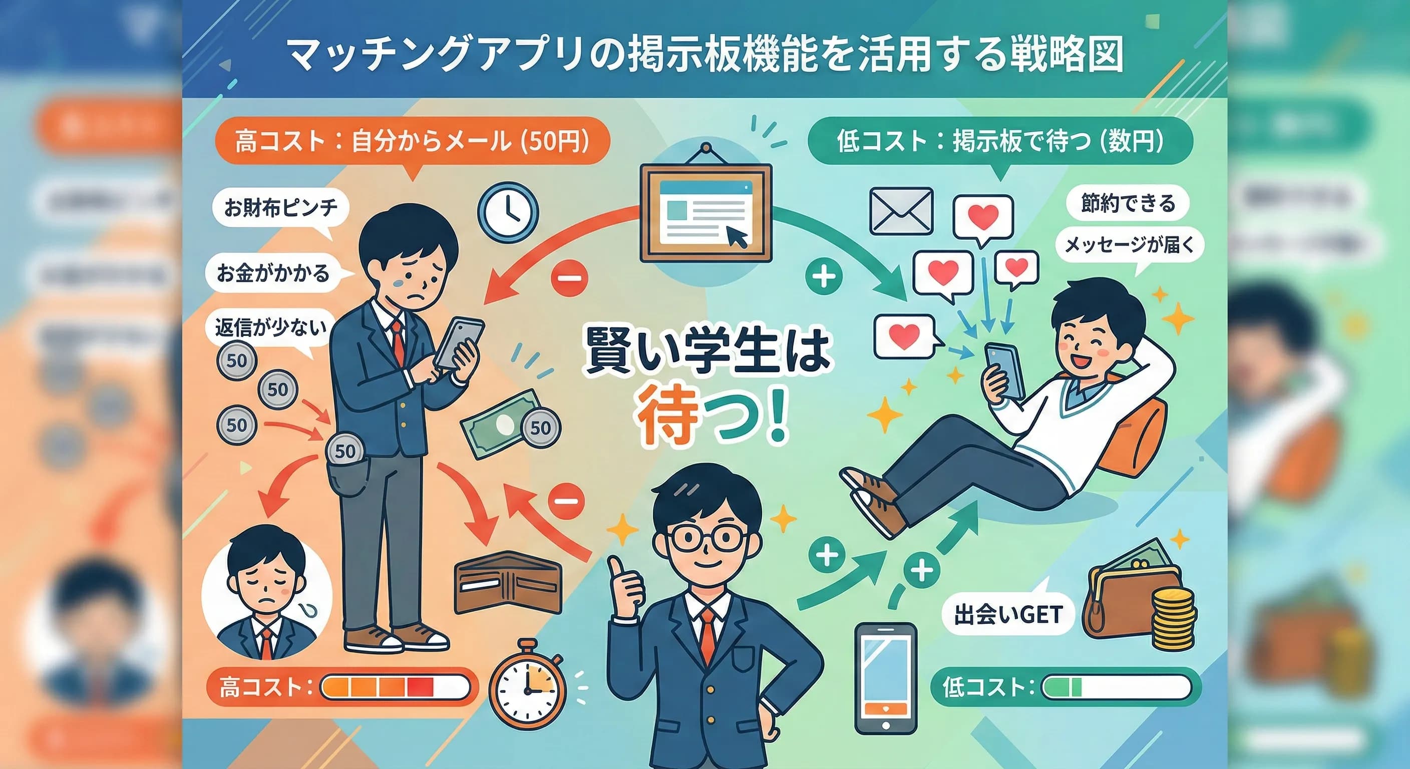 掲示板投稿の戦略イメージ