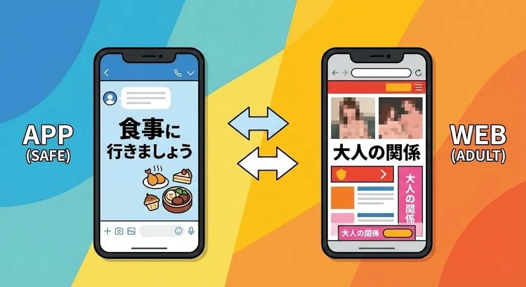 アダルト制限のイメージ図