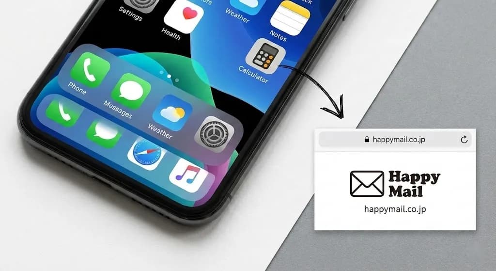 偽装ショートカットの完成イメージ