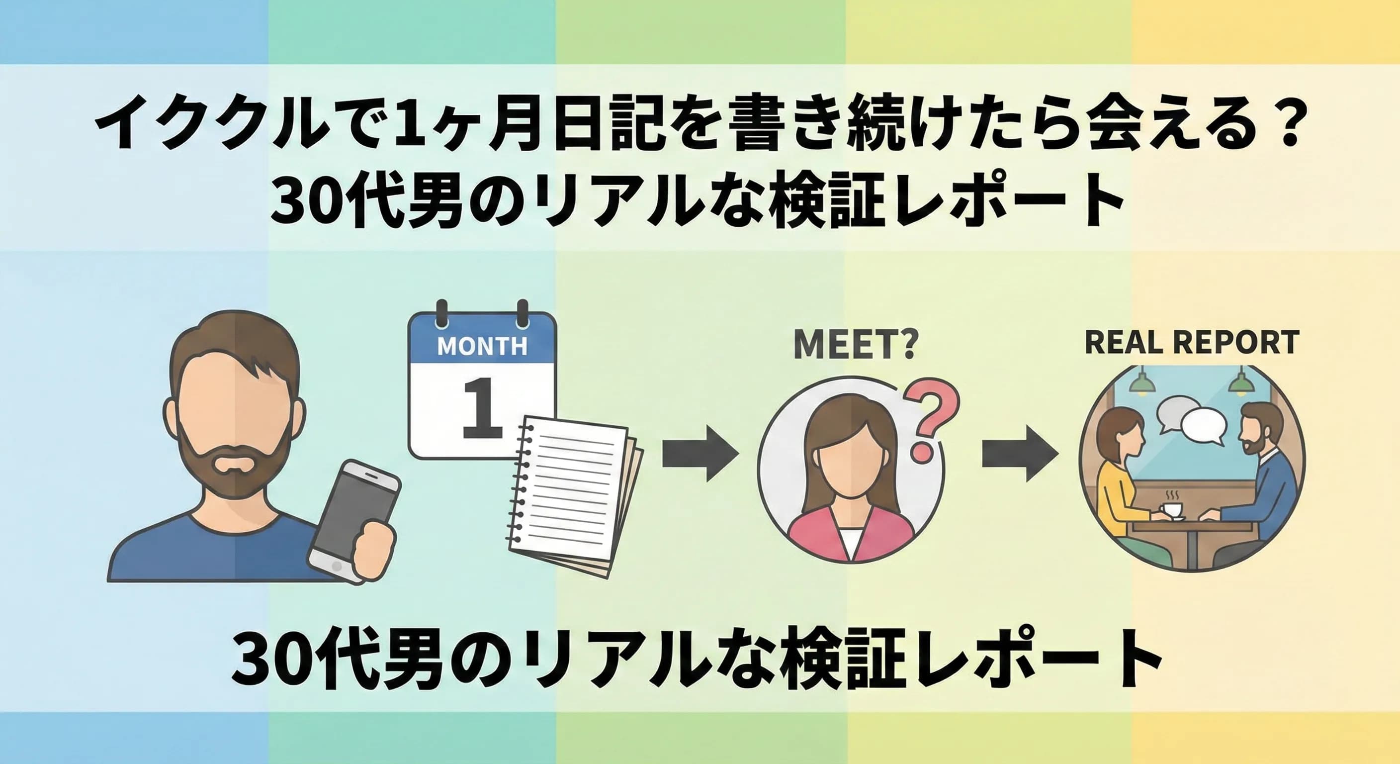 イククルで1ヶ月日記を書き続けたら会える？30代男のリアルな検証レポート