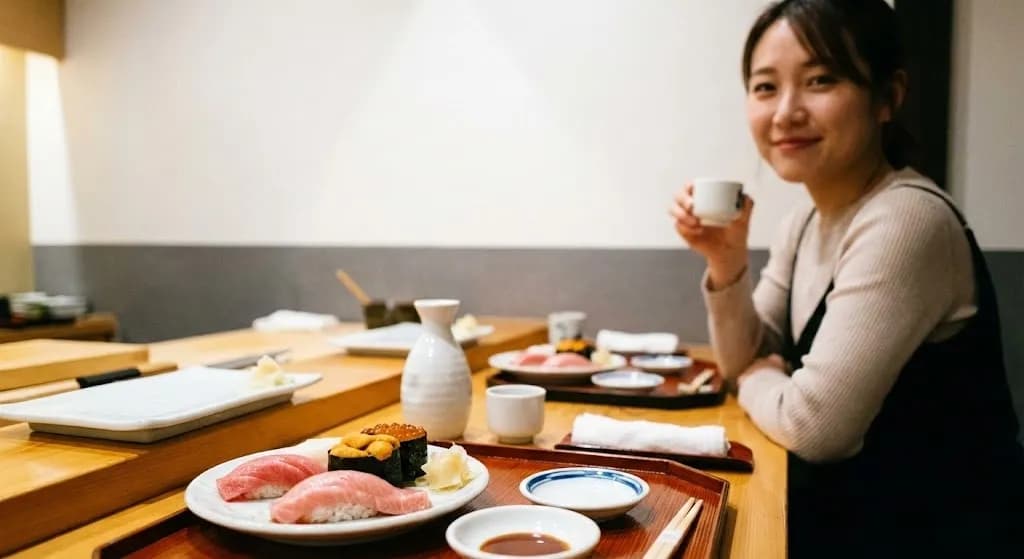 高級レストランでの食事