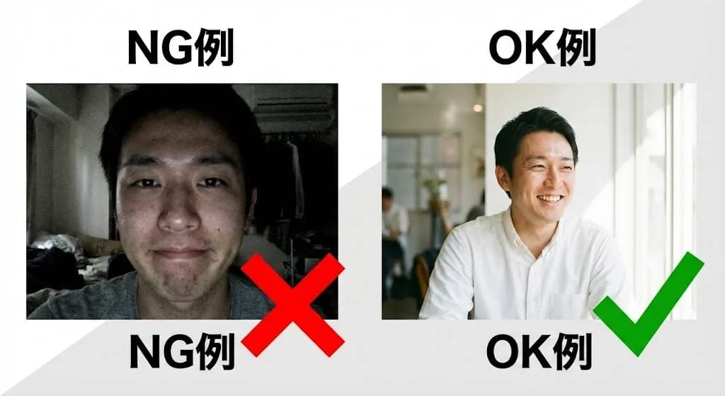 プロフィール写真の成功例と失敗例