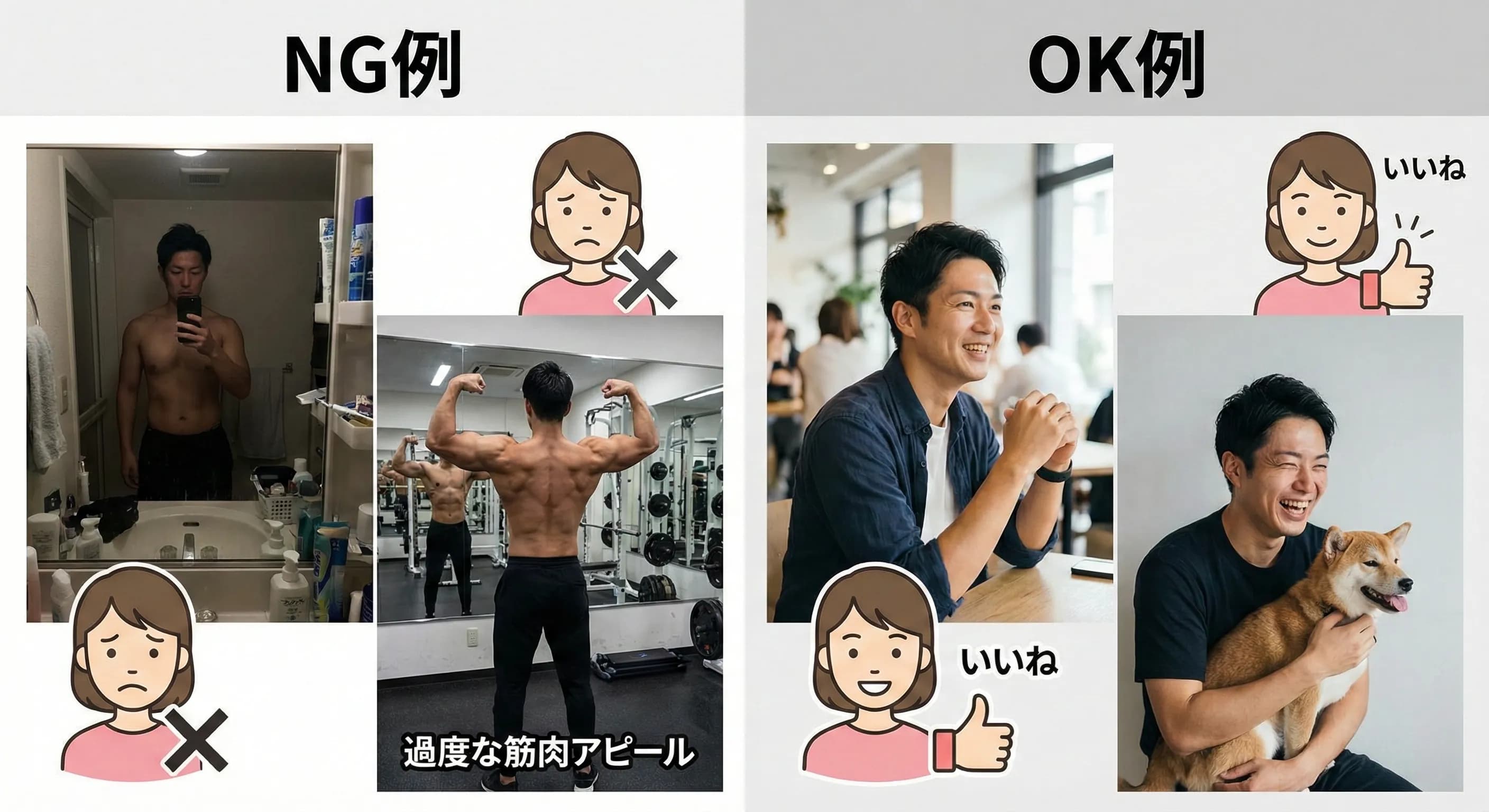 NG写真とOK写真の比較