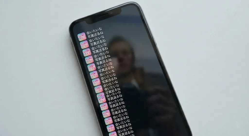 怪しい通知画面