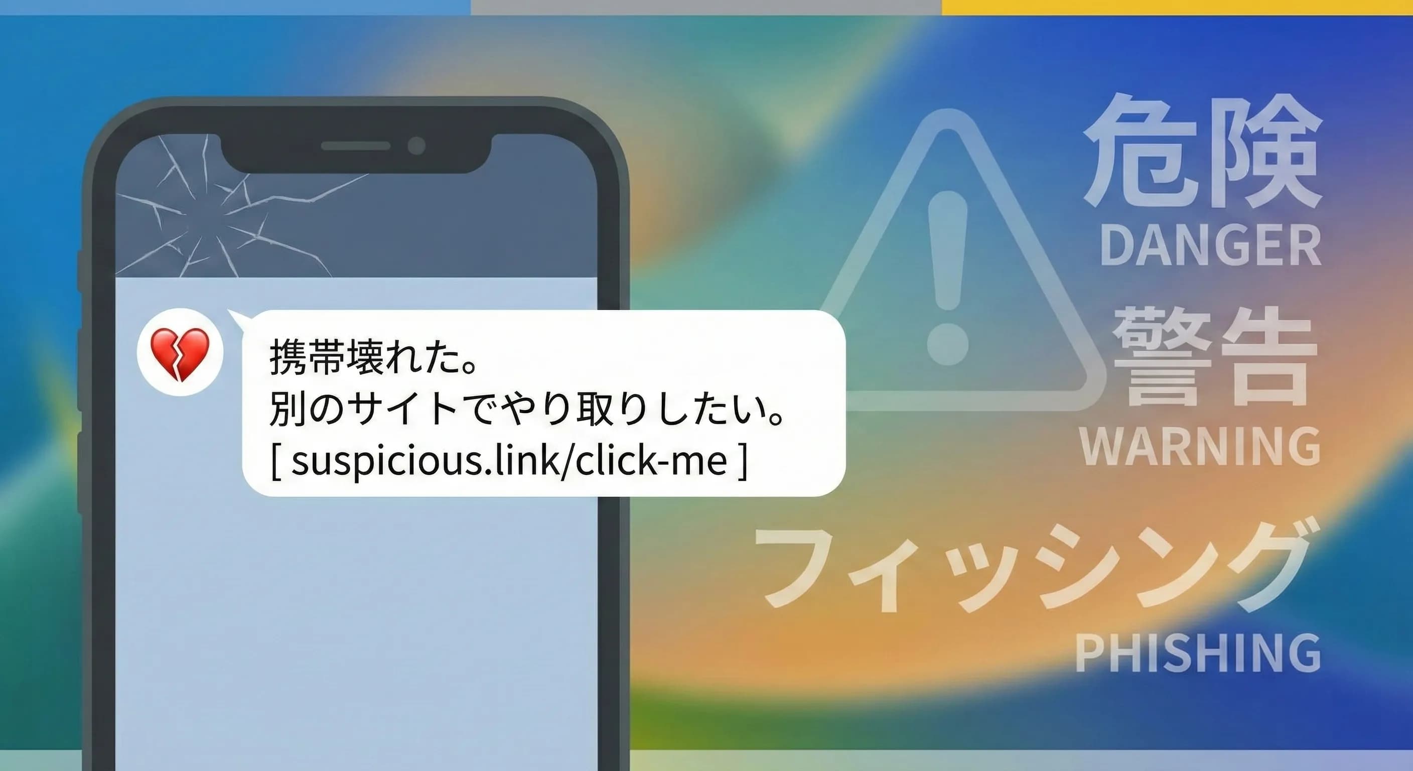 業者による外部誘導のメッセージ